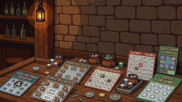 Specialty Games on table